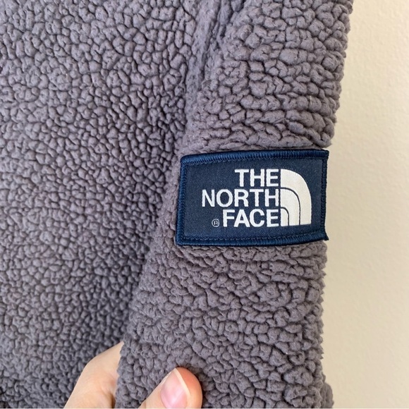 The North Face Gray Fleece Hoodie - Picture 5 of 10